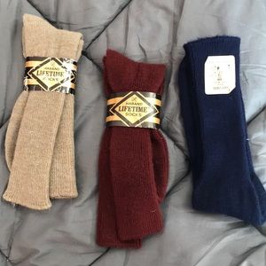 Mens Solid Thick Dress socks